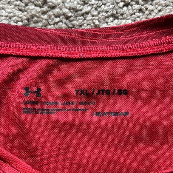 🚘🎈Red Under Armor Shirt For Youth Boys 🚘🎈 - Picture 8 of 8